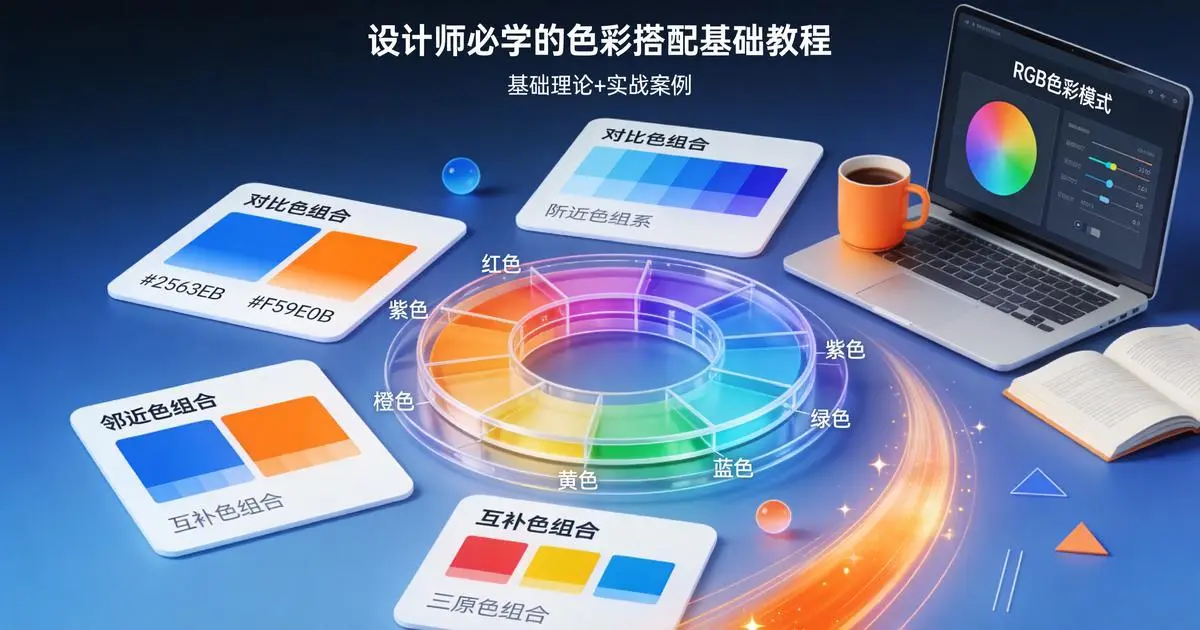 设计师必学色彩搭配基础教程,从原理到实战完整指南