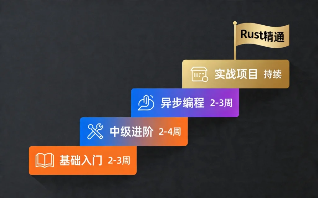 四阶段攀登阶梯，基础入门中级进阶异步编程实战项目循序渐进