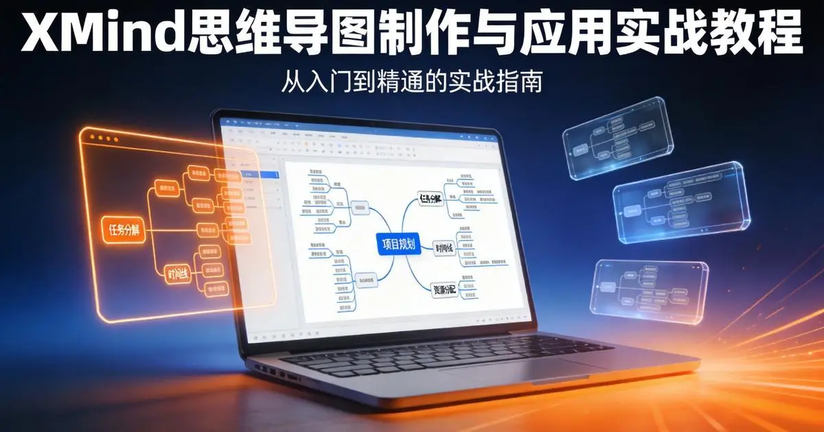 XMind思维导图制作与应用实战,从入门到高效应用完整指南