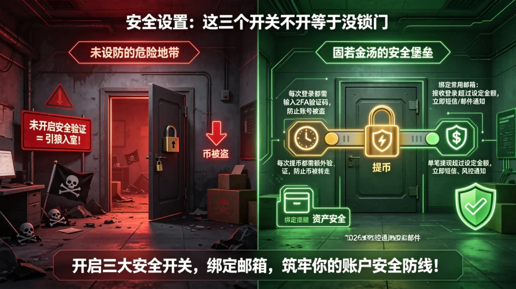“安全设置三大开关”