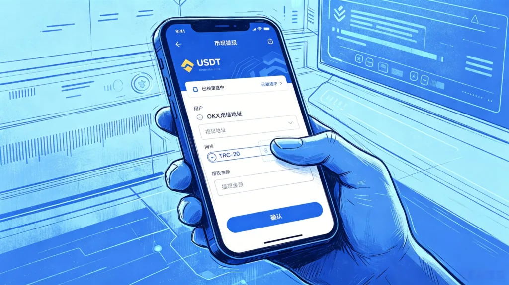 币安端 USDT 提币操作流程图