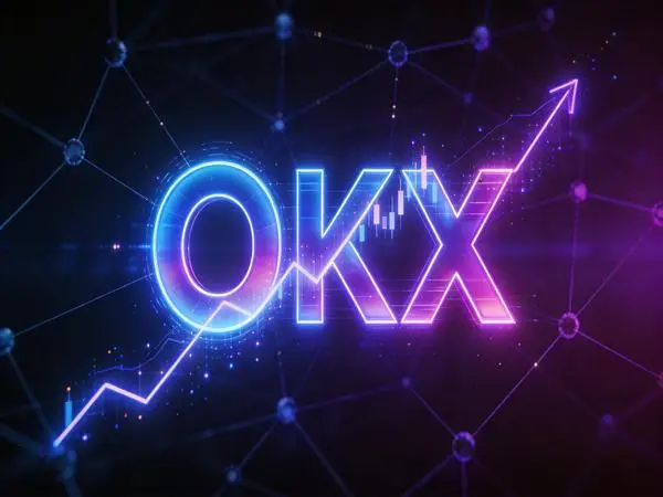 一张OKX标识的插图