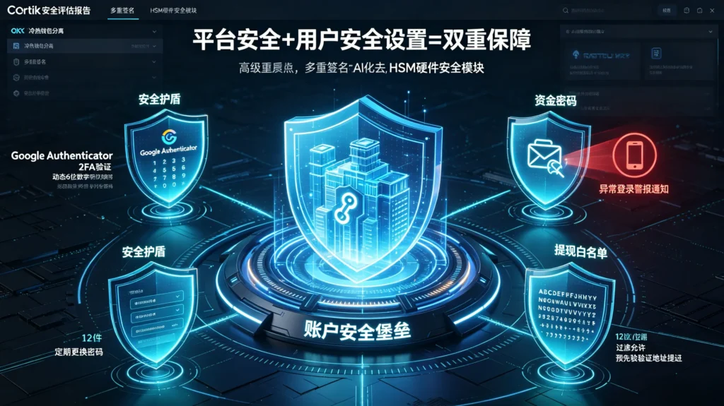 OKX 账户安全设置五步指南的插图