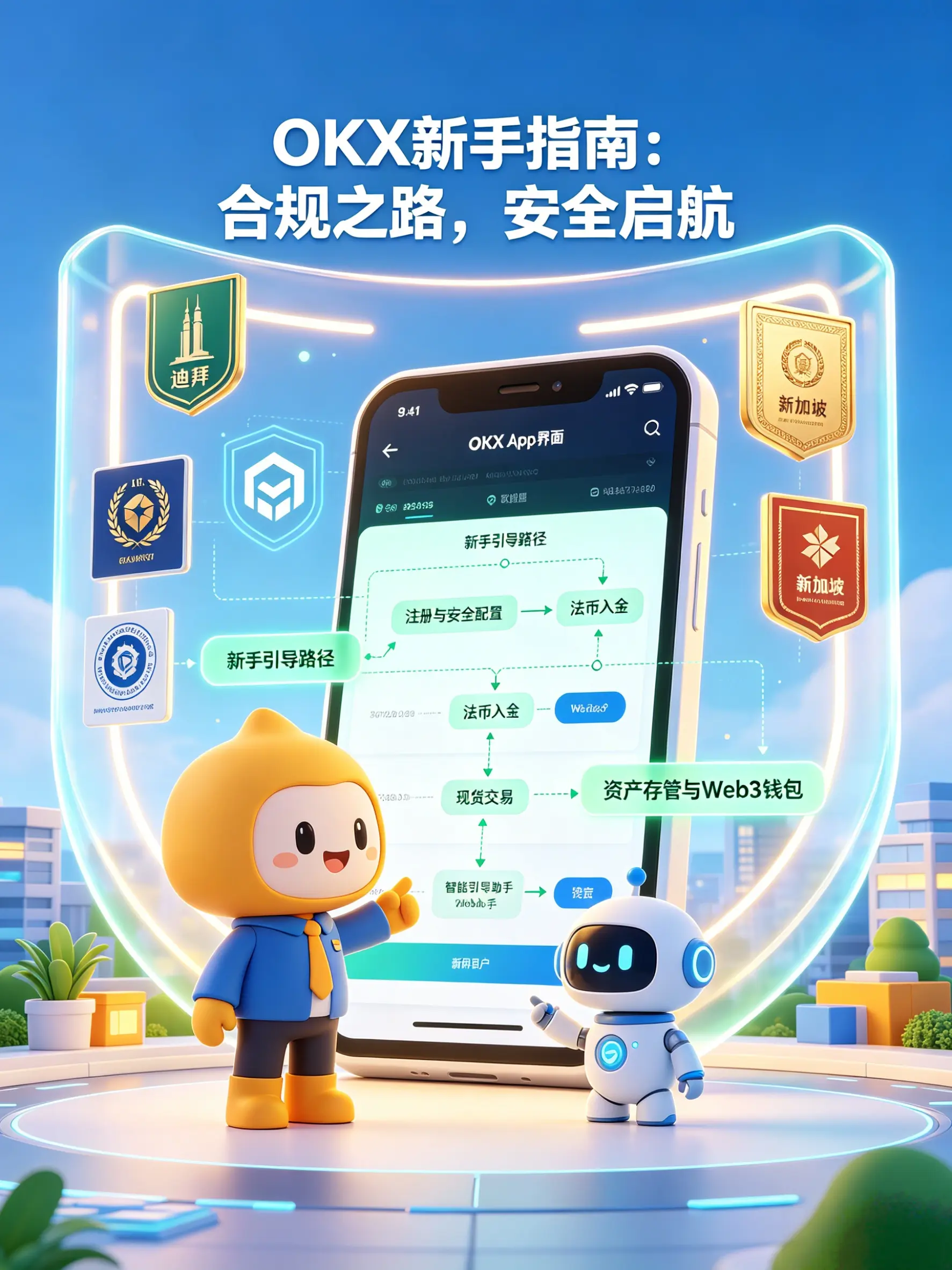 OKX 新手指南:合规之路,安全启航