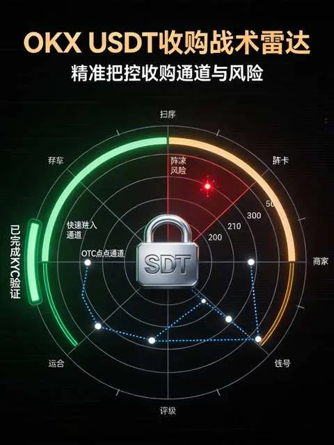 OKX USDT双渠道战术雷达扫描锁定目标图