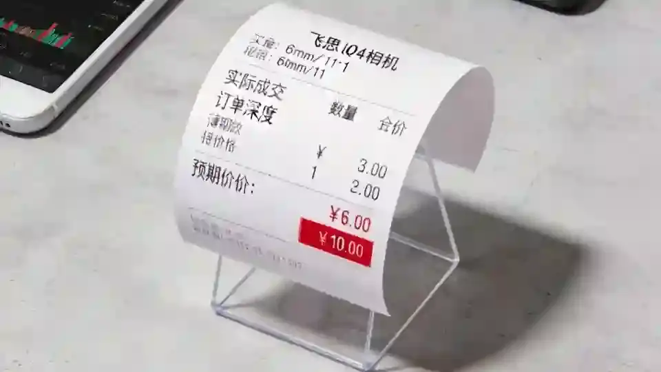 拆解式平铺：深度图+滑点计算器+成交价小票
