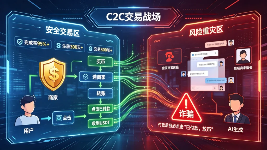 OKX 法币充值 C2C 交易风险与避坑指南的插图