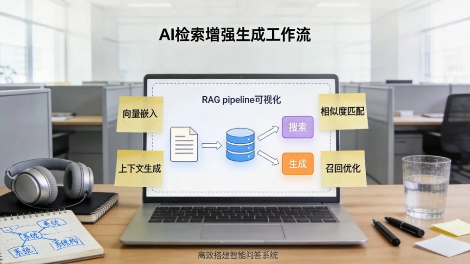 RAG检索增强生成架构:文档向量化与语义检索流程