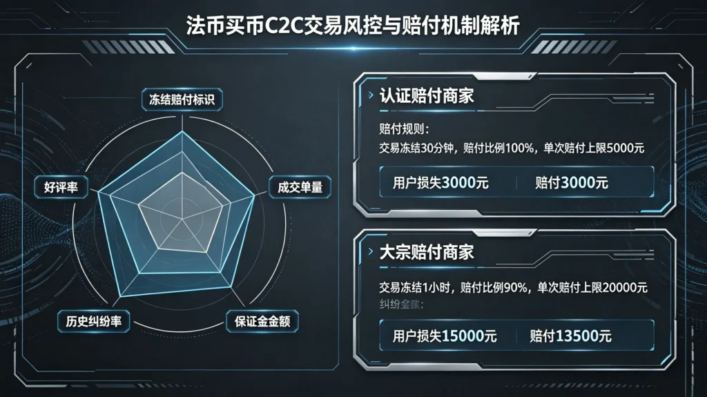 法币买币 C2C 交易风控与赔付机制解析