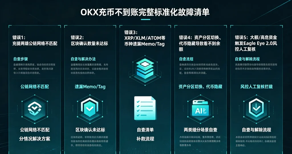 充币故障五类成因流程图