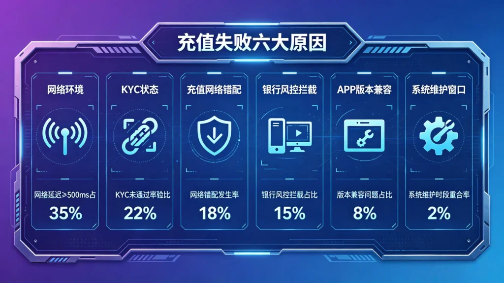 充值失败六大原因