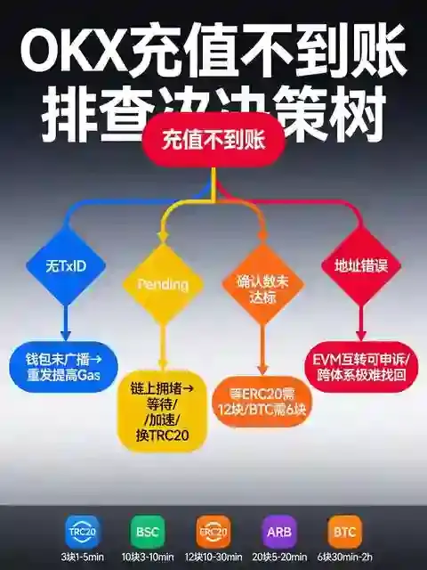 OKX充值迟迟不到账？一文排查链上拥堵、地址错误与网络选择问题（2026最新实操版）