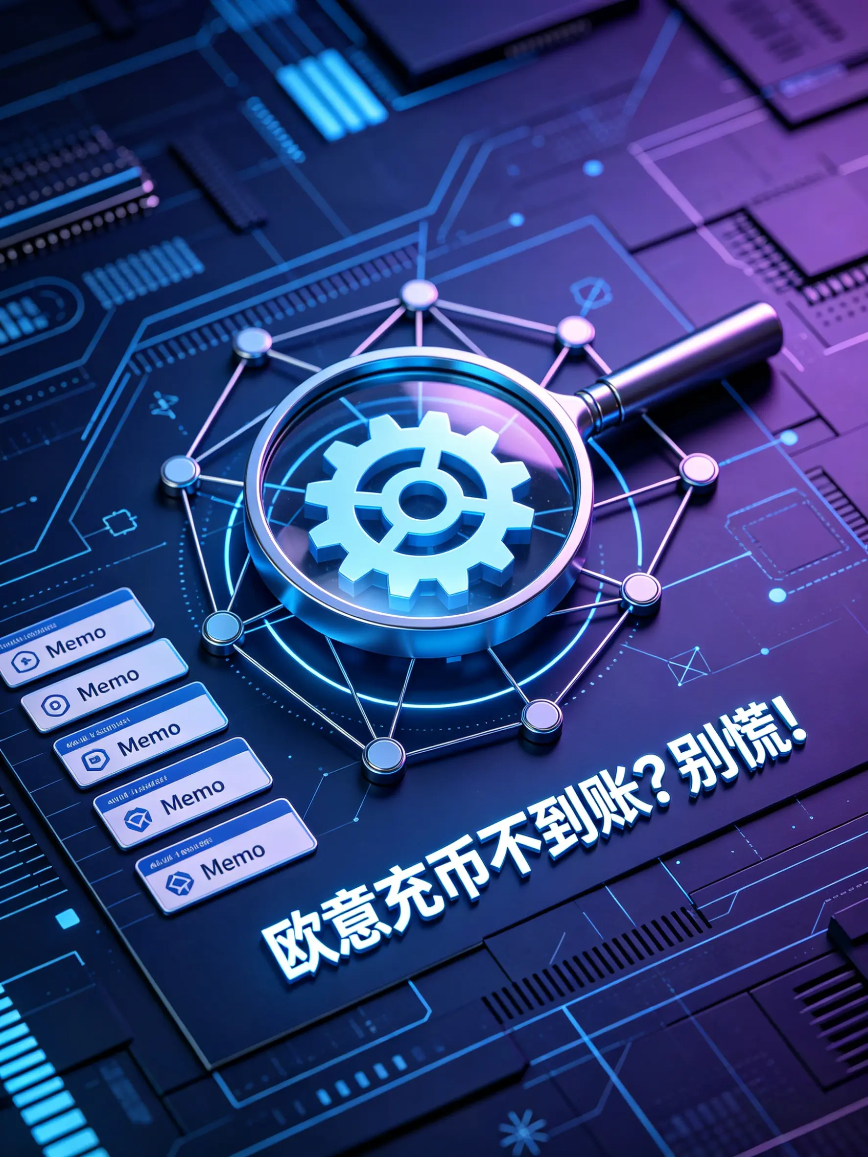 充币迟迟不到账？别慌！对照这3步排查网络、地址与Memo