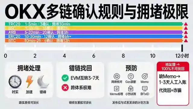 时间线多链确认数拥堵对比