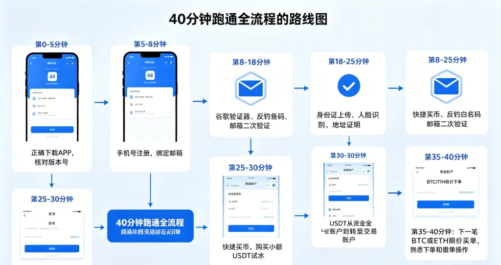 OKX40 分钟操作流程图