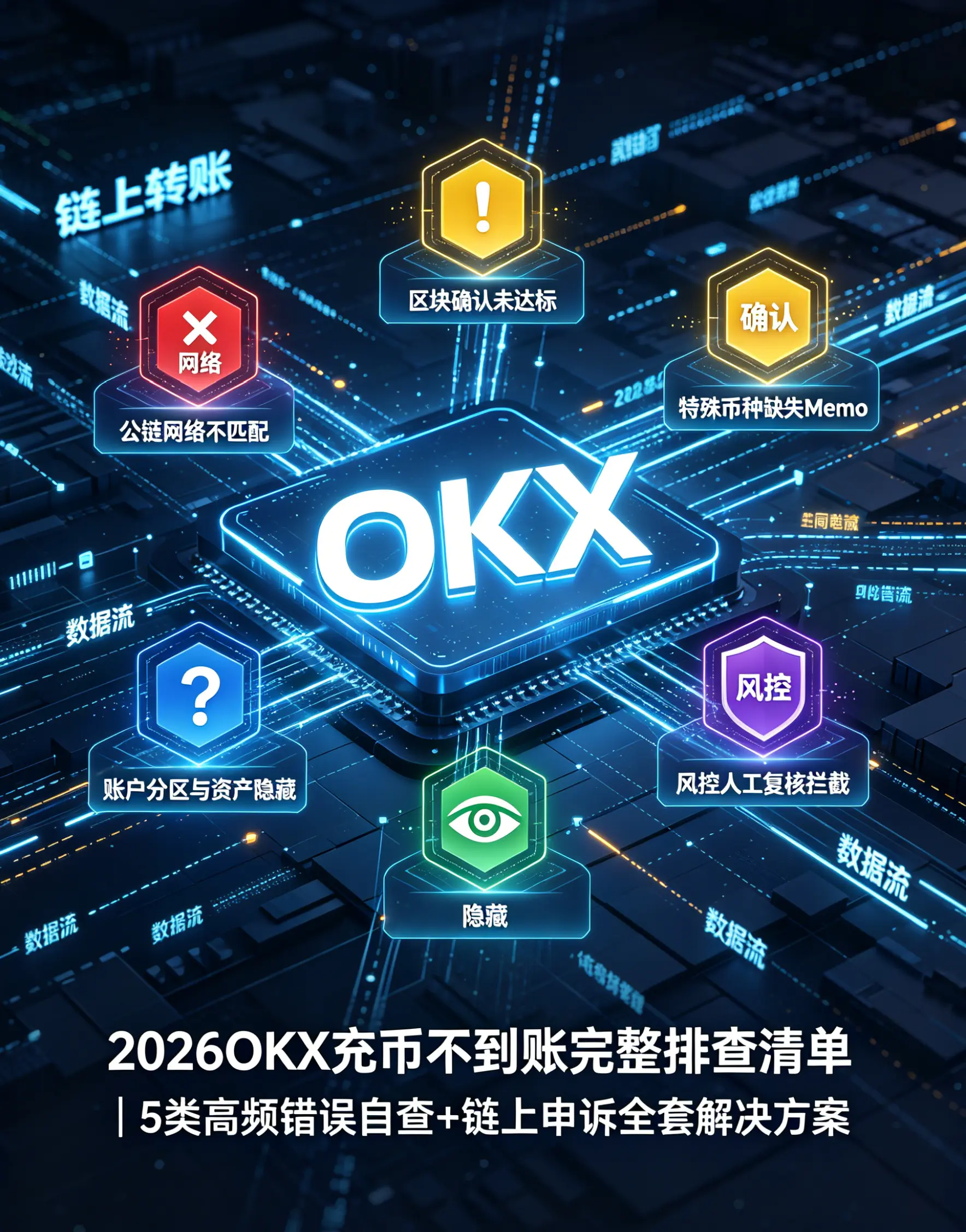 交易所充币不到账？先对照这张清单排查这5个最常见错误