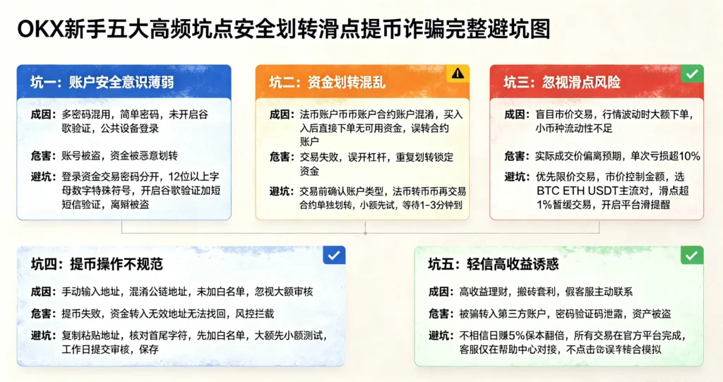 安全划转滑点提币诈骗避坑图