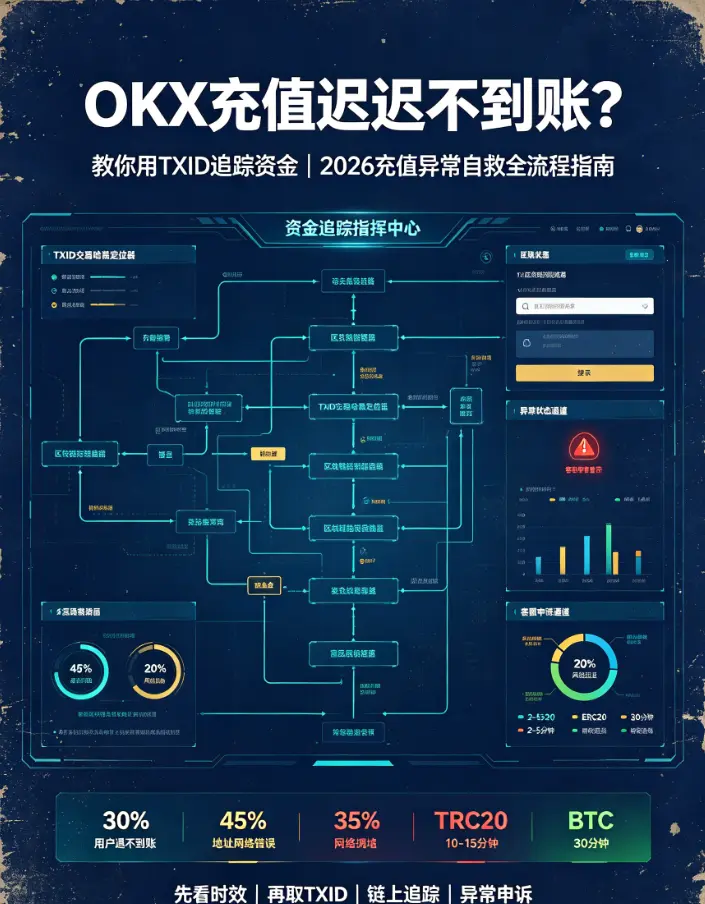 充值迟迟不到账？教你用TXID追踪资金，自救指南