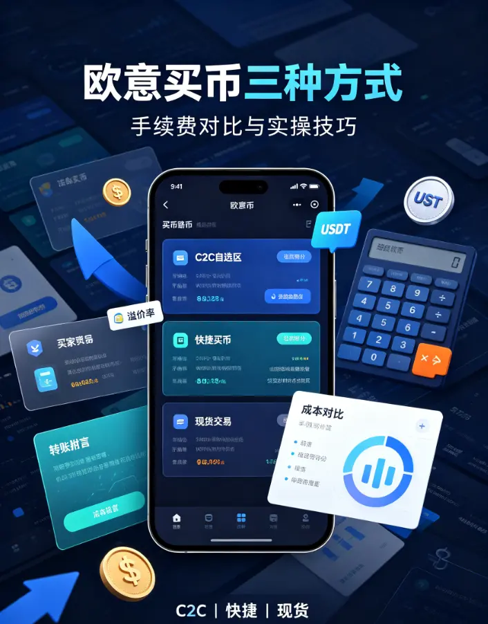 买币的3种常用方式：手续费对比+实操技巧