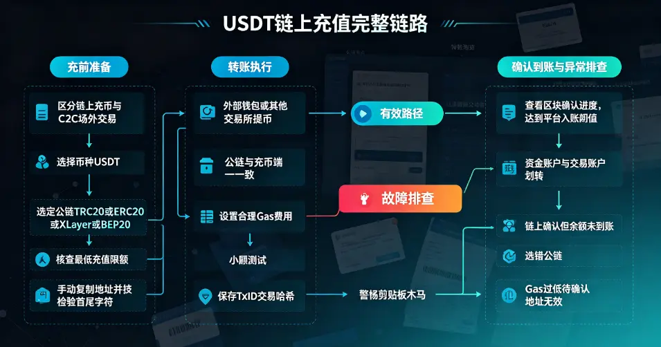 充币避坑排查闭环