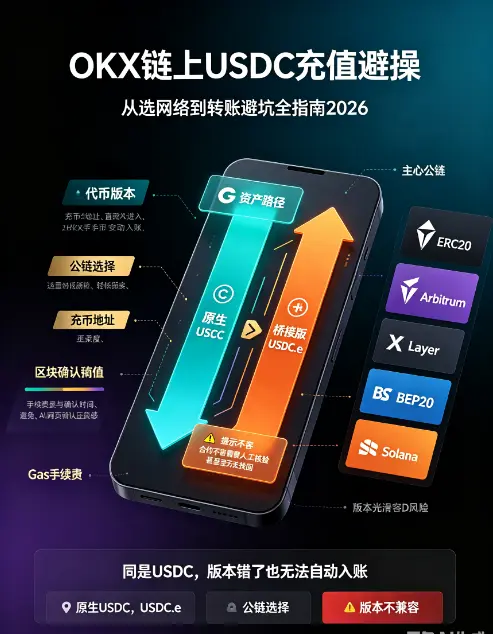 欧亿链上USDC充值实操：从选网络到转账避坑全指南2026