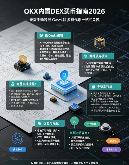 欧亿内置DEX买币指南：无需跨链Gas费，多链代币直接入手