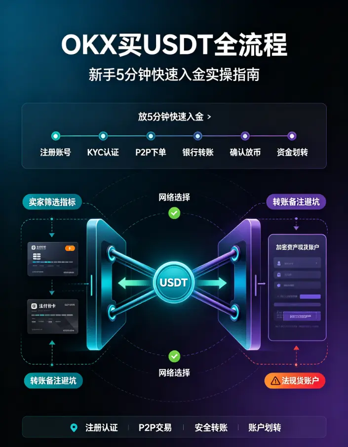 交易所买USDT全流程指南：新手5分钟快速入金实操