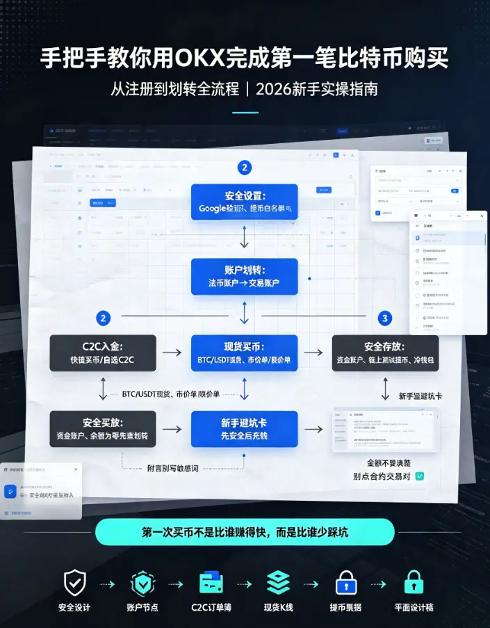 手把手教你用欧亿完成第一笔比特币购买：从注册到划转全流程