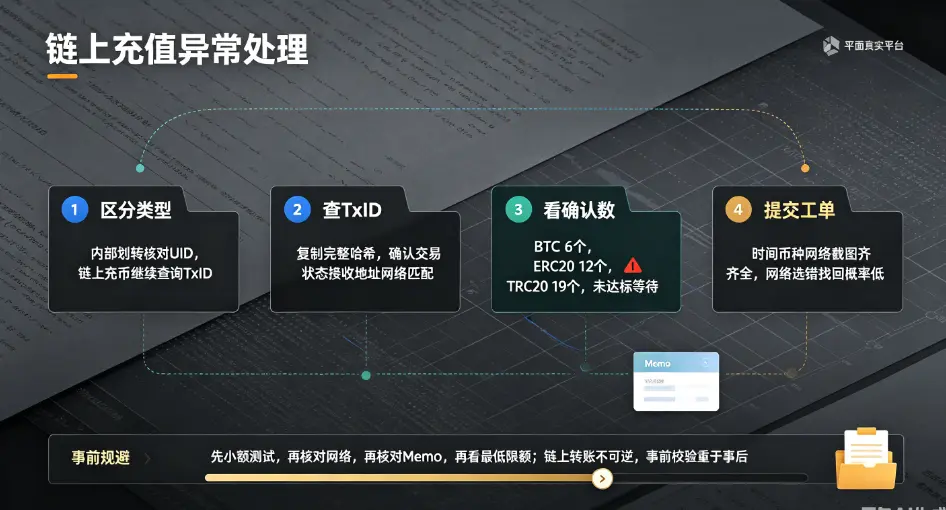 链上充值异常处理地图
